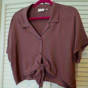 Wilfred Free Tie Front Blouse